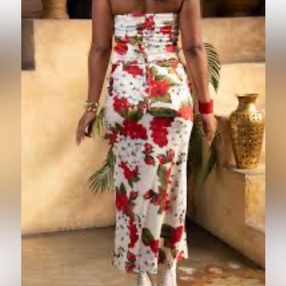 Bailey Rose FloralCorset Top with Matching Maxi Skirt - Picture 7 of 7